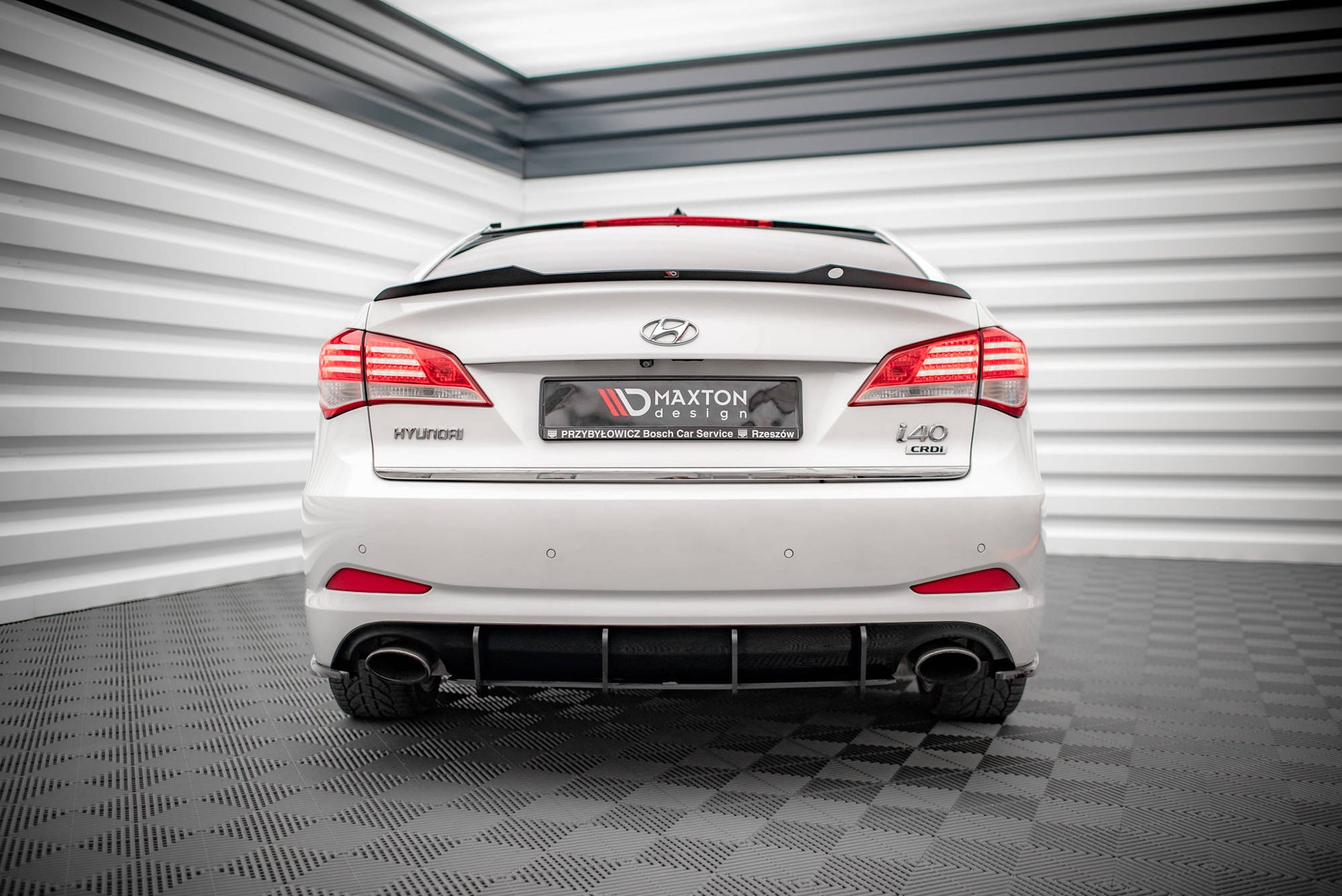 Maxton Street Pro Heckschürze für Hyundai I40 Mk1
