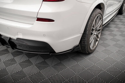 Maxton Heck Ansatz Flaps Diffusor für BMW X3 M-Paket F25 schwarz Hochglanz