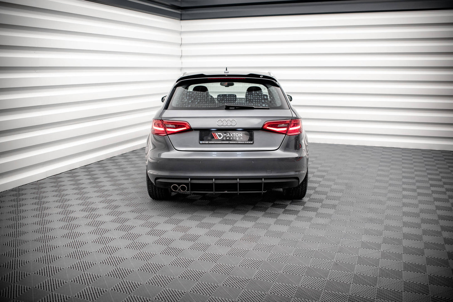 Maxton Street Pro Heckschürze für Audi A3 Sportback 8V