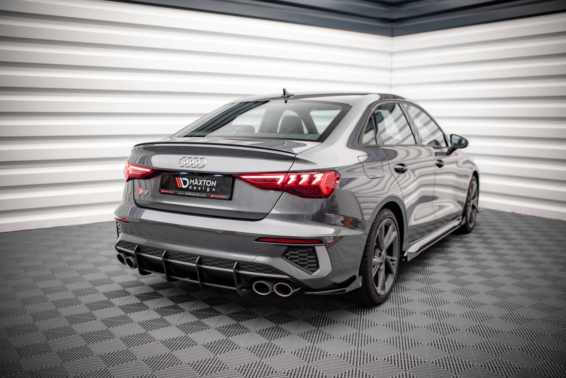 Maxton Street Pro Heckschürze für Audi S3 Limousine 8Y