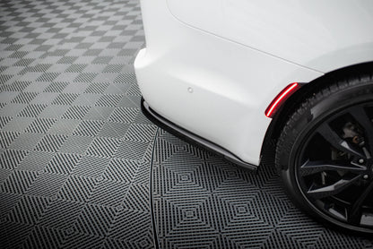 Maxton Mittlerer Diffusor Heck Ansatz DTM Look für Chrysler Pacifica Mk2 Facelift schwarz Hochglanz