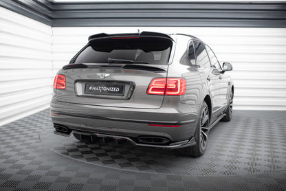 Maxton Mittlerer Diffusor Heck Ansatz DTM Look für Bentley Bentayga Mk1  schwarz Hochglanz