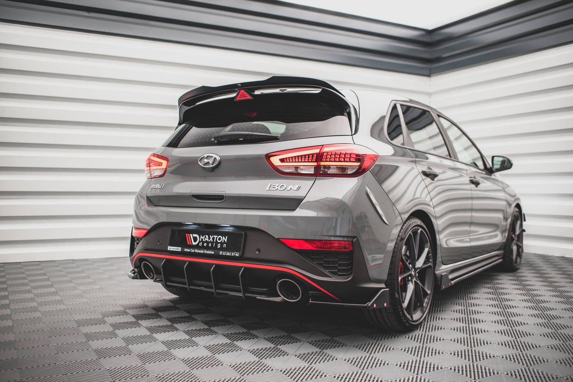 Maxton Street Pro Heckschürze für Hyundai I30 N Hatchback Mk3 Facelift
