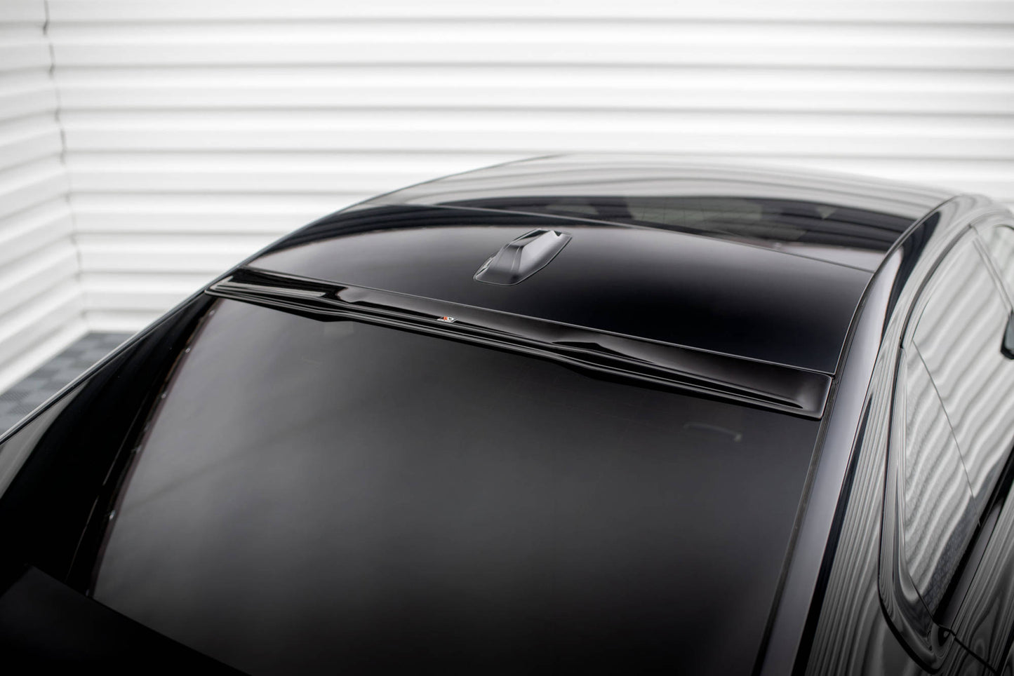 Maxton Heckscheiben Spoiler für BMW 7 M-Paket / M760e / i7 M-Paket / 7 Standard G70 schwarz Hochglanz