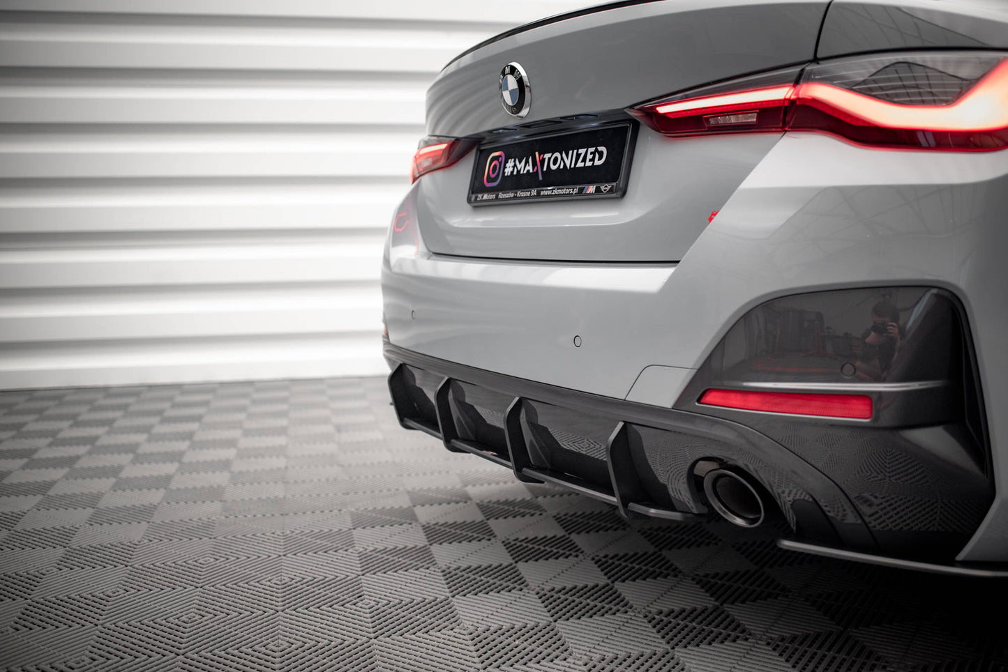 Maxton Street Pro Heckschürze für BMW 4er Gran Coupe M-Paket G26