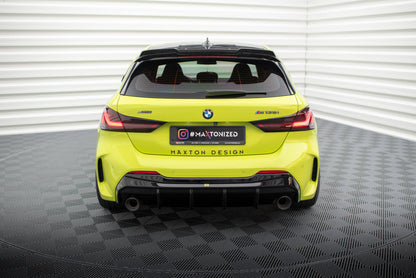 Maxton Diffusor Heck Ansatz V.3 für BMW 1er F40 M-Paket/ M135i (Einzelauspuff-Version)