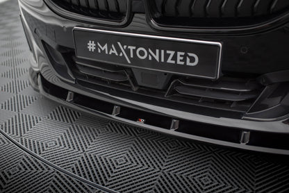 Maxton Front Ansatz V.3 für BMW 2 Coupe G42 schwarz Hochglanz
