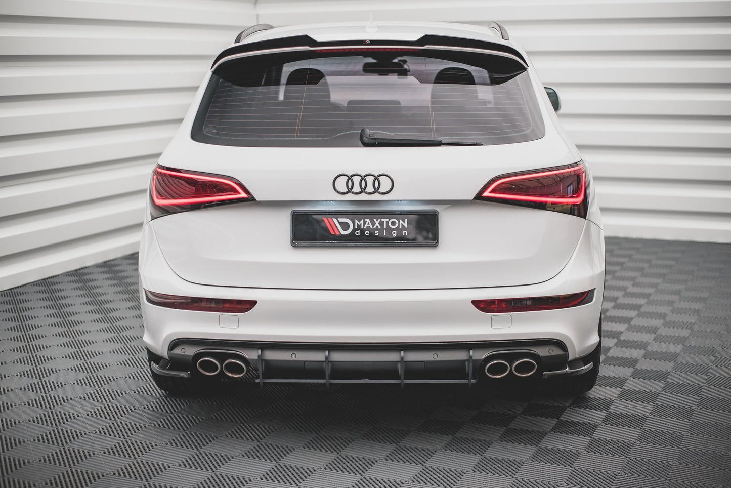 Maxton Street Pro Heckschürze für Audi SQ5 Mk1 (8R)