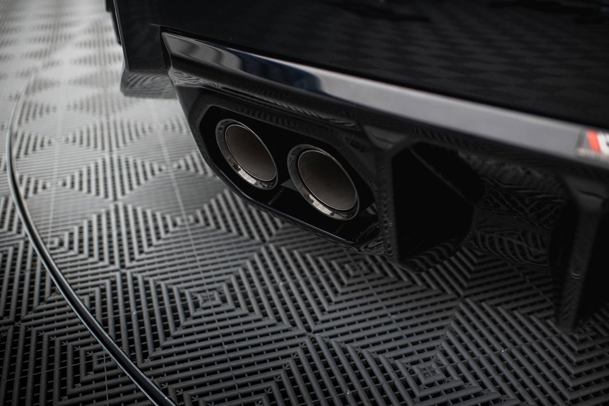 Maxton Diffusor Heck Ansatz V.2 für BMW M2 G87 schwarz Hochglanz