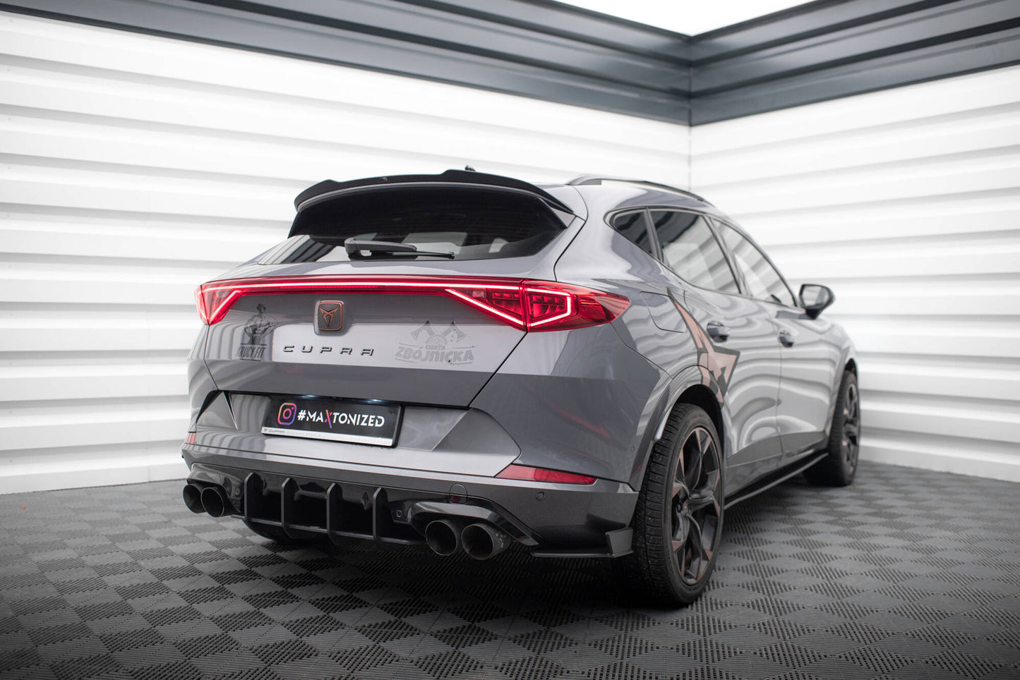 Maxton Street Pro Heckschürze für Cupra Formentor Mk1