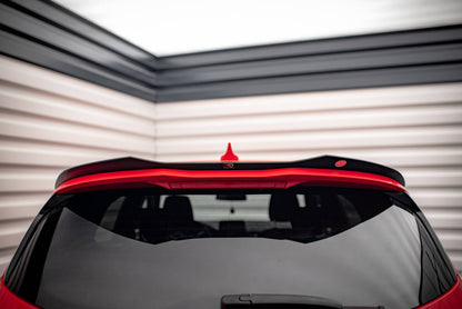 Maxton Spoiler CAP V.2 für Ford Focus Kombi ST-Line Mk4 schwarz Hochglanz