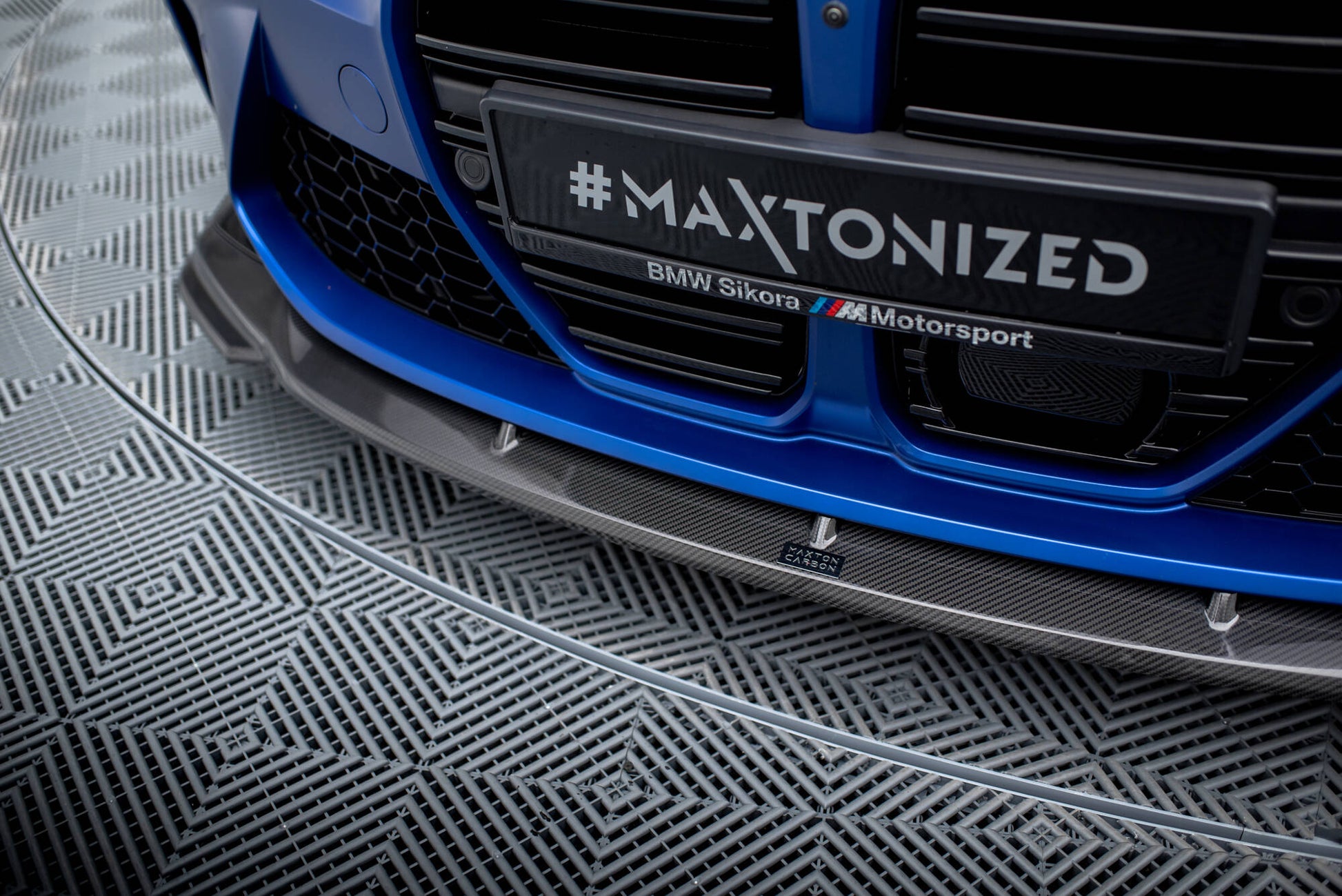 Maxton Set of Carbon Fiber Splitters BMW M3 G81 Touring schwarz matt