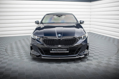 Maxton Front Ansatz V.2 für BMW 5er M-Paket G60 schwarz Hochglanz
