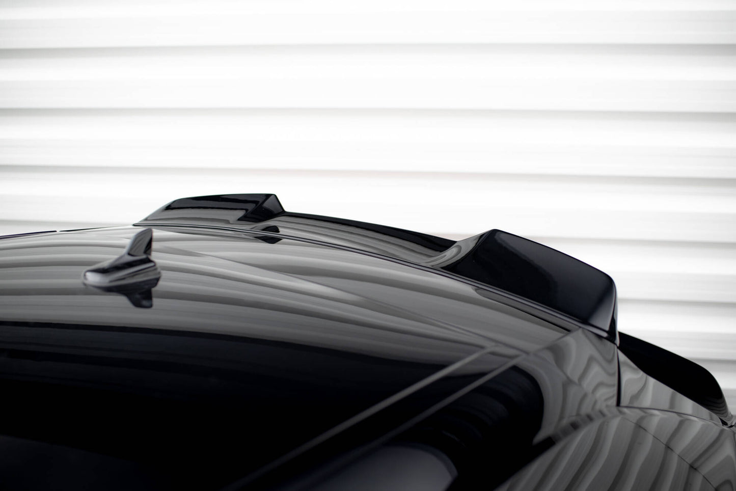 Maxton Höher Spoiler CAP für 3D Audi RSQ8 Mk1 schwarz Hochglanz