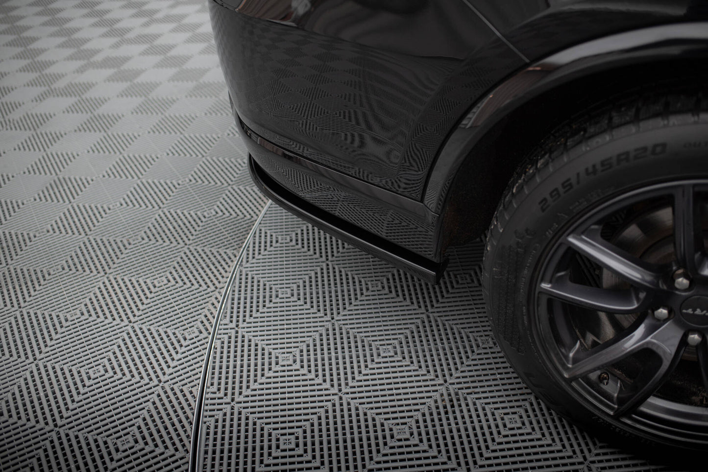 Maxton Heck Ansatz Flaps Diffusor für Dodge Durango SRT Mk3  schwarz Hochglanz