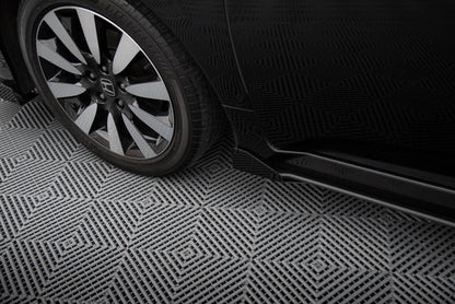 Maxton Side Flaps Honda Civic Mk10 schwarz Hochglanz