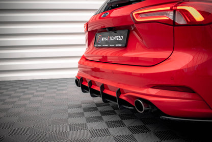 Maxton Street Pro Heckschürze für Ford Focus Kombi ST Mk4