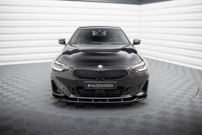 Maxton Front Ansatz V.3 für BMW 2 Coupe G42 schwarz Hochglanz