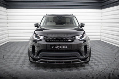 Maxton Front Ansatz für Land Rover Discovery HSE Mk5 schwarz Hochglanz