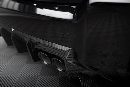 Maxton Carbon Fiber Diffusor Heck Ansatz für BMW M2 G87