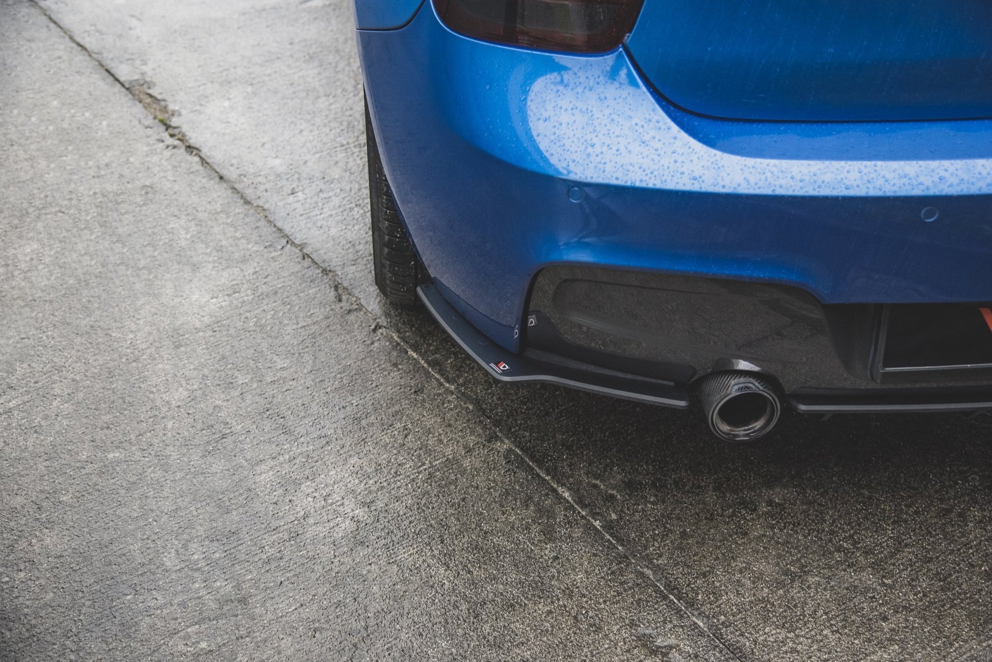 Maxton Robuste Racing Heck Ansatz Flaps Diffusor für BMW M135i F20