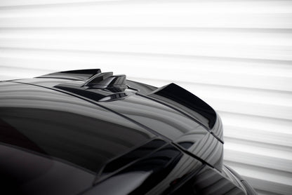 Maxton Spoiler CAP für 3D Land Rover Range Rover Evoque HSE Dynamic Mk1 Facelift schwarz Hochglanz