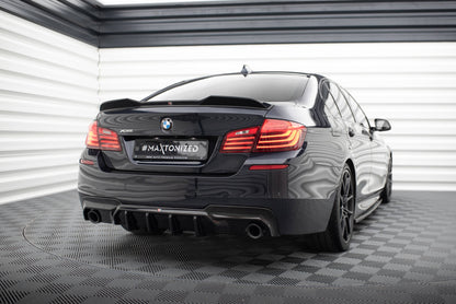 Maxton Diffusor Heck Ansatz V.2 für BMW 5er M-Paket F10 (Version mit zwei Einzelauspuffanlagen)