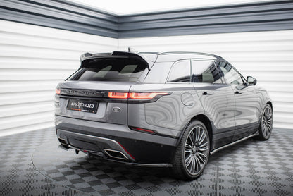Maxton Spoiler CAP für 3D Land Rover Range Rover Velar R-Dynamic Mk1 schwarz Hochglanz
