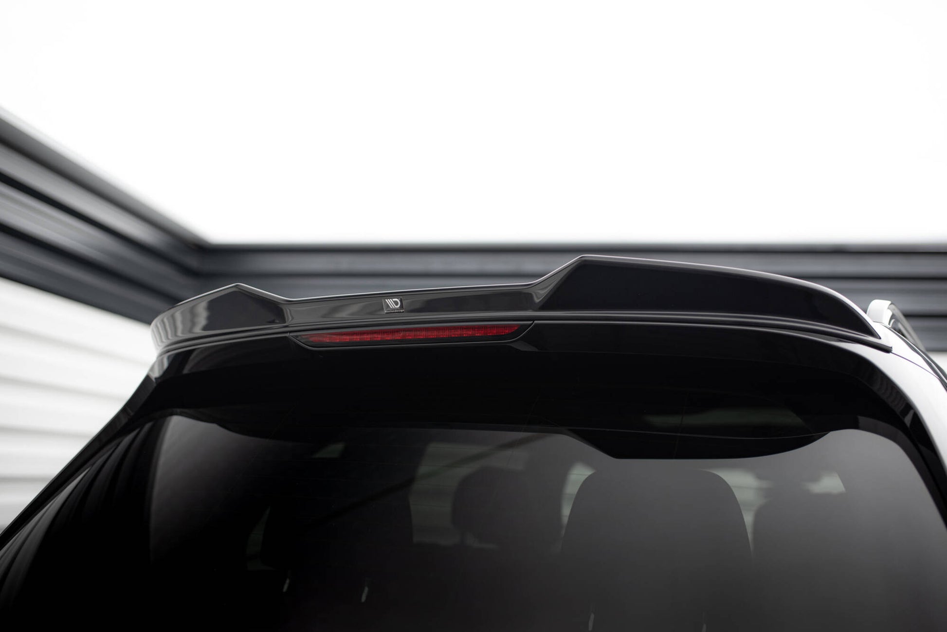Maxton Spoiler CAP für 3D BMW X7 M-Paket G07  schwarz Hochglanz