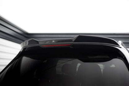 Maxton Spoiler CAP für 3D BMW X7 M-Paket G07  schwarz Hochglanz
