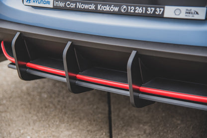 Maxton Robuste Racing Heckschürze V.1 für Hyundai I30 N Mk3 Hatchback