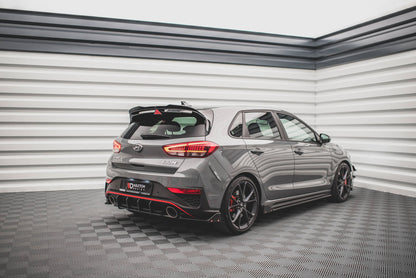 Maxton Heck Ansatz Flaps Diffusor V.1 +Flaps für Hyundai I30 N Hatchback Mk3 Facelift