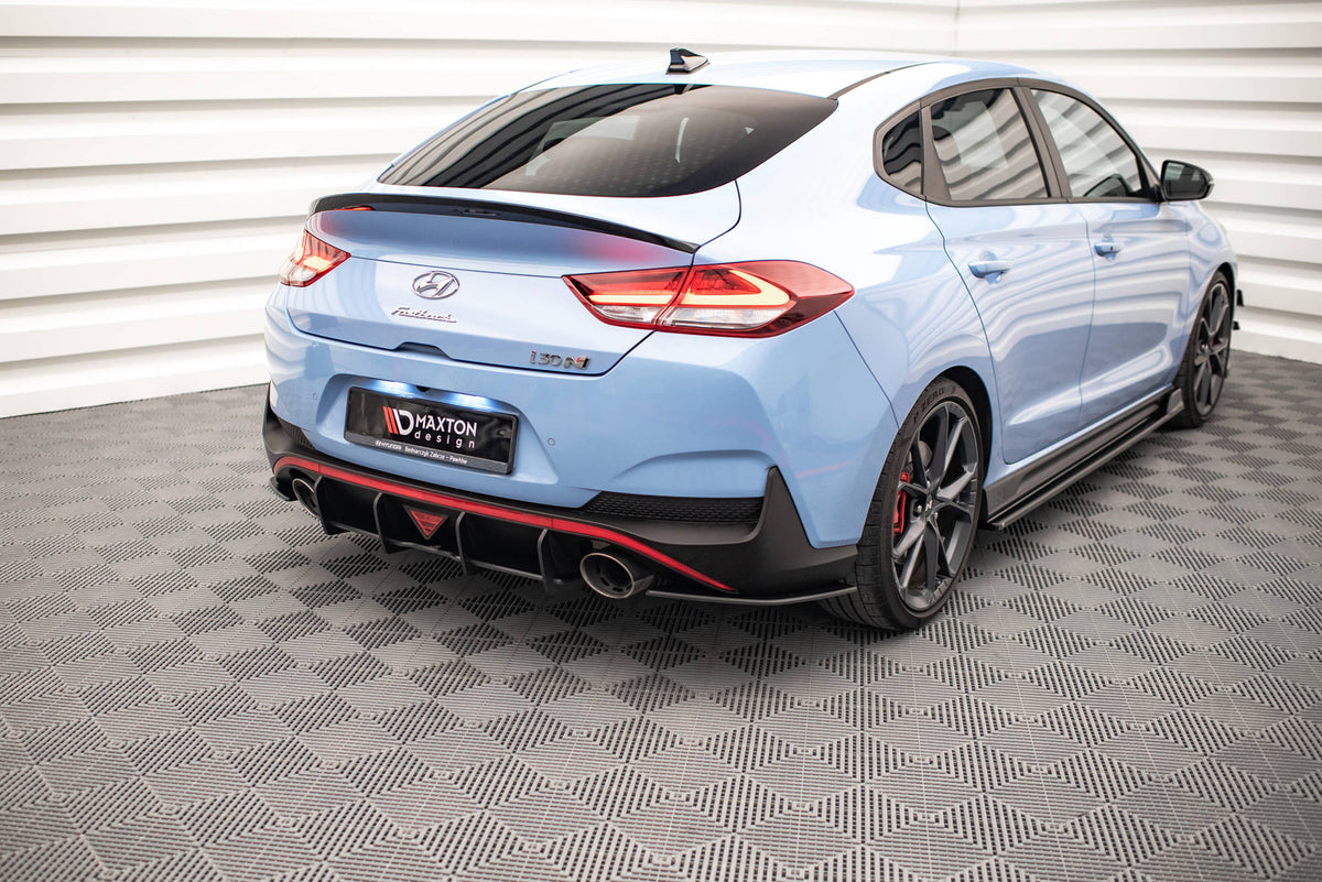 Maxton Street Pro Heck Ansatz Flaps Diffusor für Hyundai I30 N Fastback Mk3 Facelift