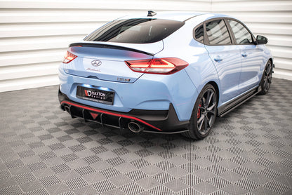 Maxton Street Pro Heck Ansatz Flaps Diffusor für Hyundai I30 N Fastback Mk3 Facelift