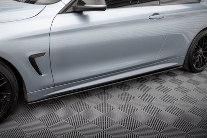 Maxton Street Pro Seitenschweller Ansatz für BMW 4er Coupe / Gran Coupe / Cabrio M-Paket F32 / F36 / F33