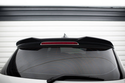 Maxton Spoiler CAP für 3D BMW 1er M-Paket / M140i / Standard F20  schwarz Hochglanz