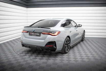 Maxton Heck Ansatz Flaps Diffusor V.1 für BMW M440i Gran Coupe G26 schwarz Hochglanz