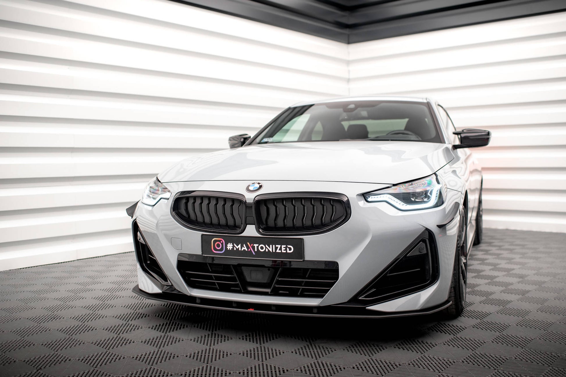 Maxton Street Pro Front Ansatz für für BMW 2 Coupe M-Paket / M240i G42
