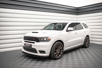Maxton Front Ansatz V.1 für Dodge Durango RT / SRT Mk3 Facelift schwarz Hochglanz