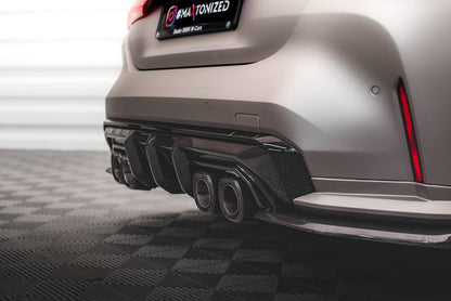 Maxton Carbon Fiber Diffusor Heck Ansatz für BMW M4 G82  / M3 G80