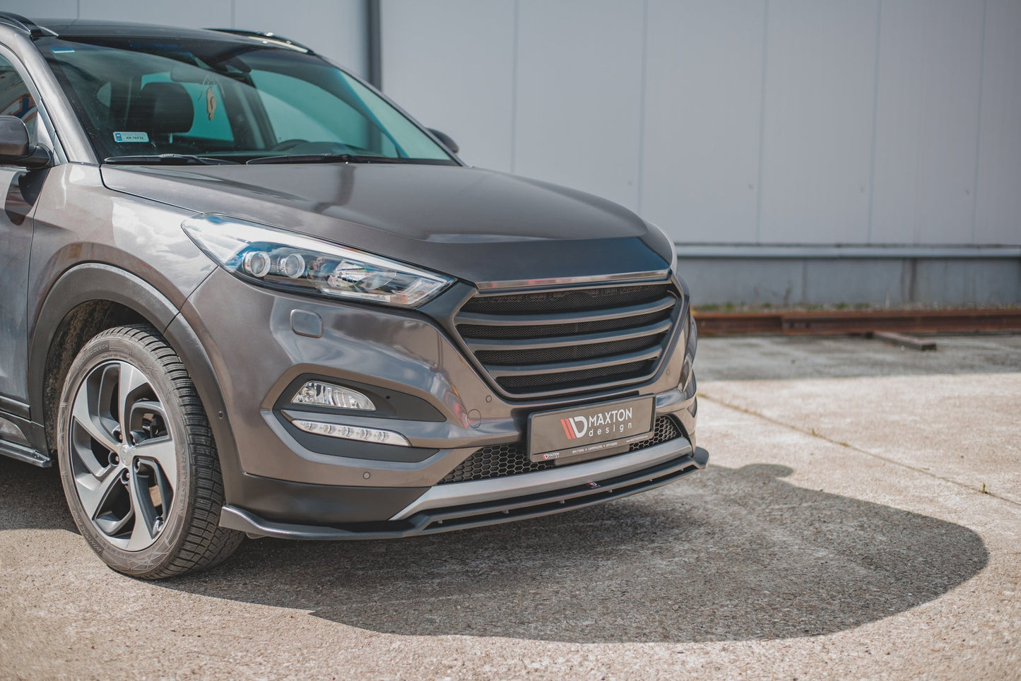 Maxton Front Ansatz für Hyundai Tucson Mk3 schwarz matt