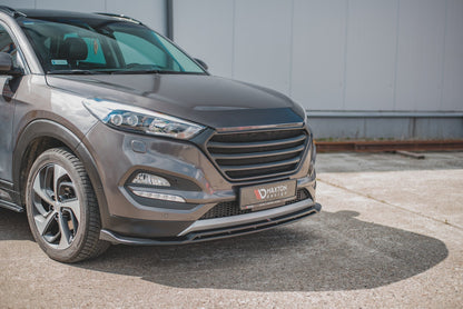 Maxton Front Ansatz für Hyundai Tucson Mk3 schwarz matt