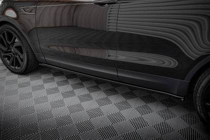 Maxton Seitenschweller Ansatz für Land Rover Discovery HSE Mk5 schwarz Hochglanz