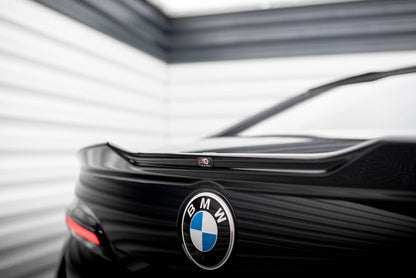 Maxton Spoiler CAP für 3D BMW 7 M-Paket / M760e / i7 M-Paket / 7 Standard G70 schwarz Hochglanz