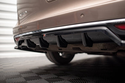 Maxton Mittlerer Diffusor Heck Ansatz DTM Look für Chrysler Pacifica Mk2 schwarz Hochglanz