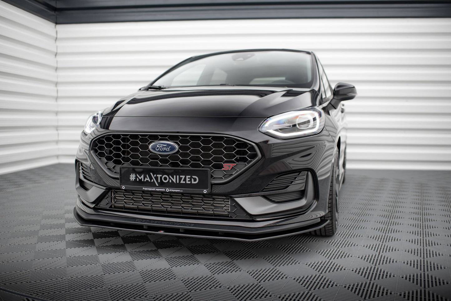 Maxton Street Pro Front Ansatz für für Ford Fiesta ST Mk8 Facelift