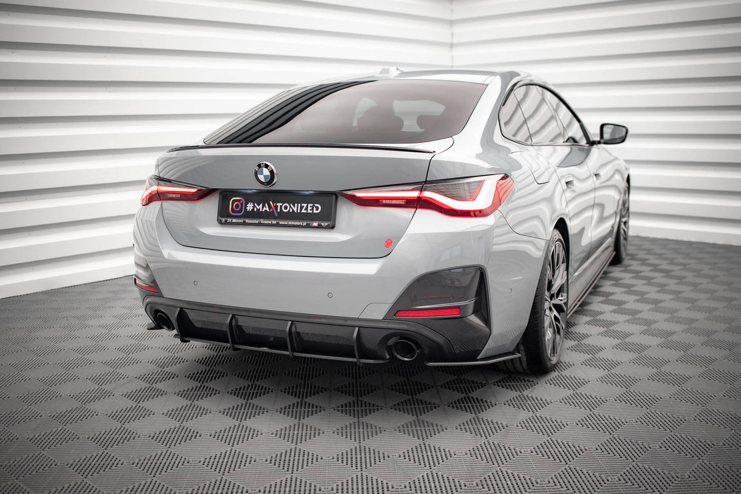 Maxton Street Pro Heckschürze für BMW 4er Gran Coupe M-Paket G26