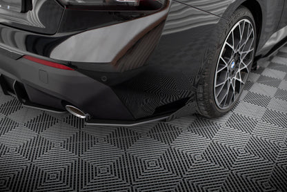 Maxton Hintere Seiten Flaps für BMW 2 Coupe G42 schwarz Hochglanz