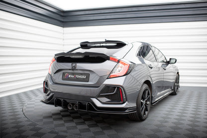 Maxton Street Pro Heck Ansatz Flaps Diffusor für Honda Civic Sport Mk 10 Facelift