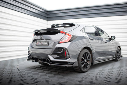 Maxton Mittlerer Diffusor Heck Ansatz DTM Look für + Flaps Honda Civic Sport Mk 10 Facelift